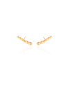 Ear Cuff Redondo Liso Banhado a Ouro 18K