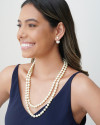 Brinco Dior Pérola Banhado a Ouro 18K