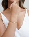 Bracelete Liso Banhado a Ouro 18K