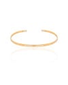Bracelete Liso Banhado a Ouro 18K