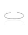 Bracelete Liso Ródio Branco