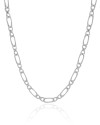 Choker Elos Torcidos Ródio Branco