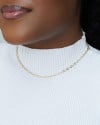 Choker Elos Detalhados 3 mm Banhado a Ouro 18K