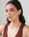 Brinco Coração Grumet Banhado a Ouro 18K