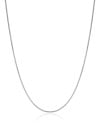 Gargantilha Rabo de Rato 1 mm Ródio Branco - 40 cm