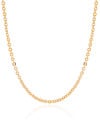 Choker Elos 3 mm Banhado a Ouro 18K
