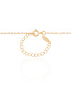 Gargantilha Elos Americanos I Love Cats Banhado a Ouro 18K