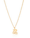 Gargantilha Elos Americanos I Love Cats Banhado a Ouro 18K