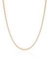 Choker Riviera Cristal 2 mm Banhado a Ouro 18K