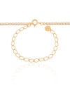 Choker Riviera Cristal 2 mm Banhado a Ouro 18K