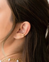 Piercing Liso Banhado a Ouro 18K