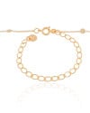 Choker Elos Pontos de Luz Banhado a Ouro 18K