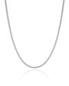 Choker Riviera Cristal 1.75 mm Ródio Branco
