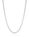 Gargantilha Elos 3 mm Ródio Branco
