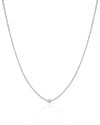 Choker Grumet Pérola Ródio Branco