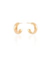 Argola Lisa Abaulada 1.6 cm Banhado a Ouro 18K