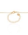 Gargantilha Gravata Riviera Banhado a Ouro 18K