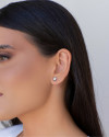 Ear Jacket Pontos de Luz Cristal Ródio Branco