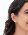 Piercing Bolinhas Lisas Banhado a Ouro 18K