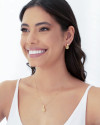 Pingente Bola Tela Cristal Banhado a Ouro 18K