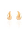Brinco Gota Lisa 2.3 cm Banhado a Ouro 18K