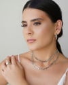 Anel Côncavo Liso Tamanho 19 Ródio Branco