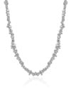 Choker Cascalhos Lisos Ródio Branco