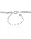 Choker Canutilhos Torcidos Ródio Branco