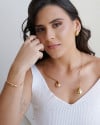 Aro Gotas Lisas Banhado a Ouro 18K