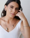 Aro Gotas Lisas Ródio Branco
