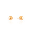 Brinco Bola Lisa 10 mm Banhado a Ouro 18K