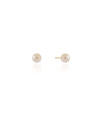 Brinco Pérola 6 mm Banhado a Ouro 18K