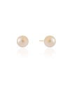 Brinco Pérola 12 mm Banhado a Ouro 18K