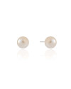 Brinco Pérola 12 mm Ródio Branco