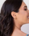 Brinco Argola Lisa 1.2 cm Banhado a Ouro 18K