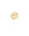 Piercing Filetes Lisos Banhado a Ouro 18K