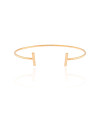 Bracelete Palito Liso Banhado a Ouro 18K