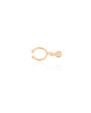 Piercing Ponto de Luz Cristal Banhado a Ouro 18K