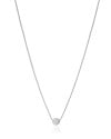 Gargantilha Veneziana Redondo Liso Ródio Branco - 40 cm