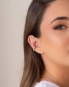 Piercing Cravejado Cristal Ródio Branco