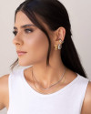 Piercing Liso Abaulado Banhado a Ouro 18K