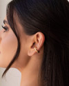 Piercing Liso Abaulado Banhado a Ouro 18K