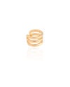 Piercing Filetes Lisos Banhado a Ouro 18K