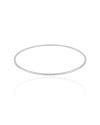Bracelete Fechado Fio Ródio Branco
