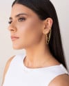 Choker Elos Bolinhas Banhado a Ouro 18K - 35 cm