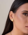 Ear Hook Gota Lisa 1.9 cm Banhado a Ouro 18K