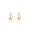 Ear Hook Gota Lisa 1.9 cm Banhado a Ouro 18K