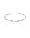 Bracelete Torcido Ródio Branco