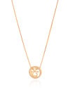 Gargantilha Filho Menina Cravejado Cristal Banhado a Ouro 18K - 45 cm
