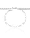 Choker Piastrine Ródio Branco